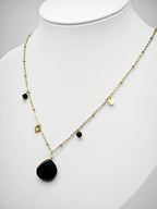 Collier en acier inoxydable - NOIR