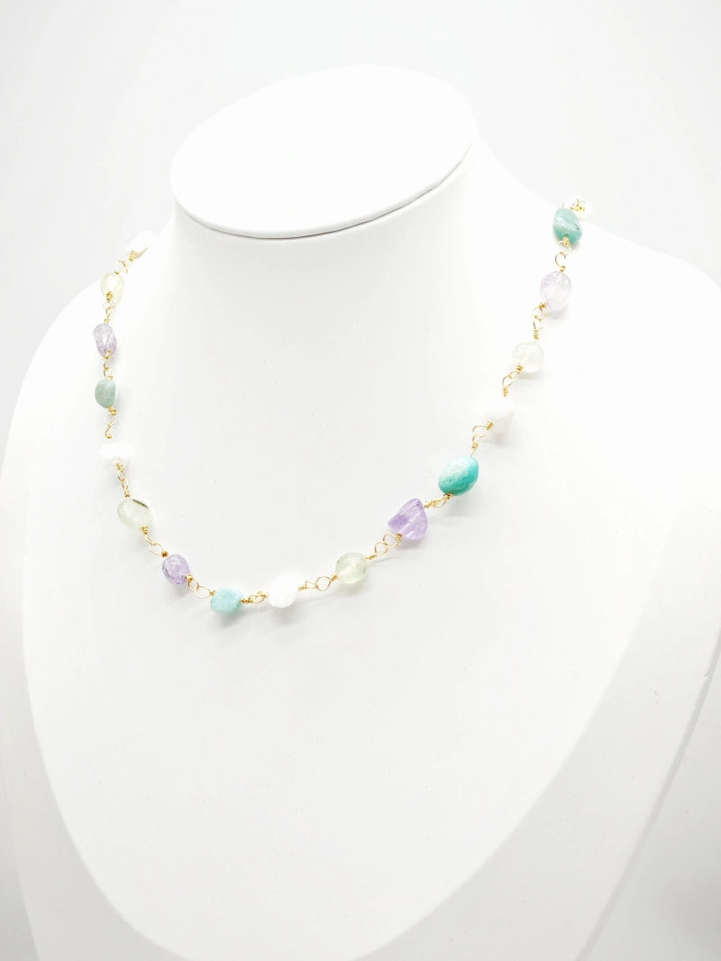Collier en acier inoxydable - MULTICOLORE