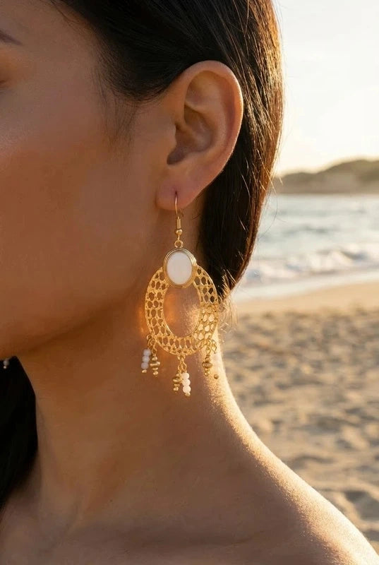 Boucles d’oreilles en acier inoxydable
