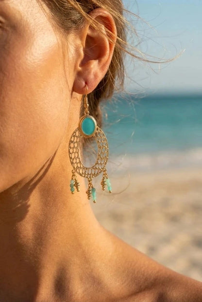 Boucles d’oreilles en acier inoxydable