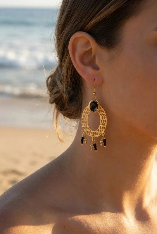 Boucles d’oreilles en acier inoxydable
