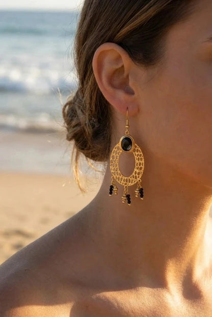 Boucles d’oreilles en acier inoxydable