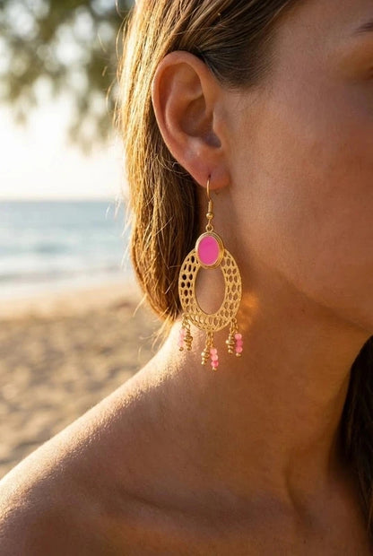 Boucles d’oreilles en acier inoxydable