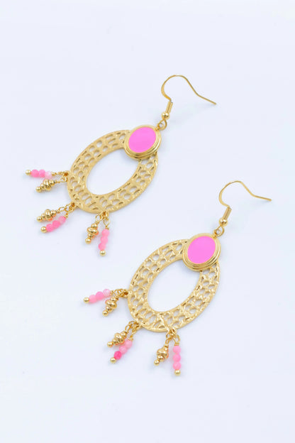 Boucles d’oreilles en acier inoxydable