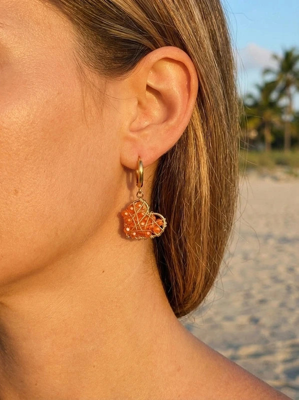 Boucles d’oreilles en acier inoxydable