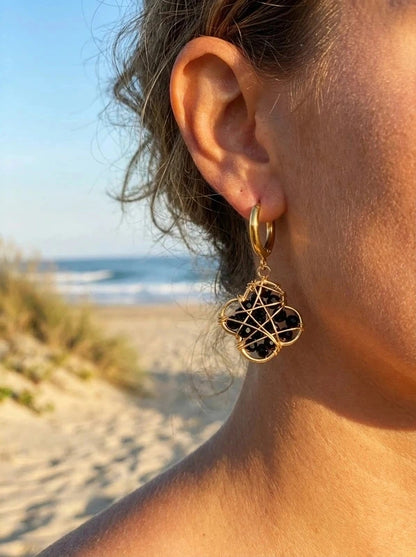 Boucles d’oreilles en acier inoxydable
