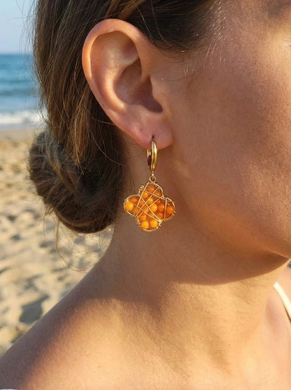 Boucles d’oreilles en acier inoxydable
