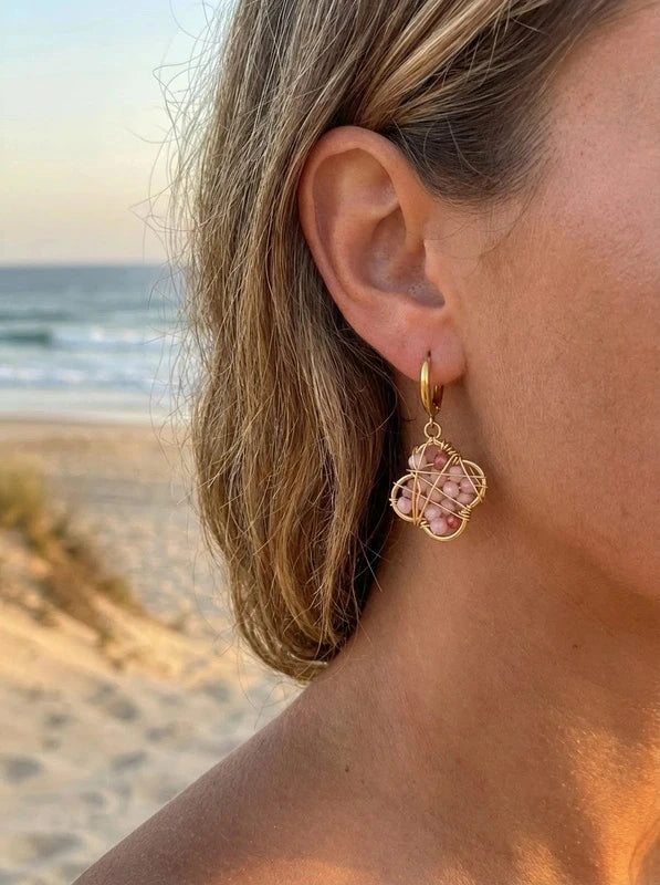 Boucles d’oreilles en acier inoxydable