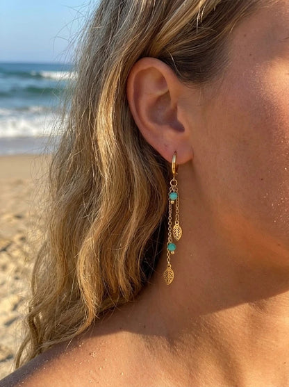 Boucles d’oreilles en acier inoxydable
