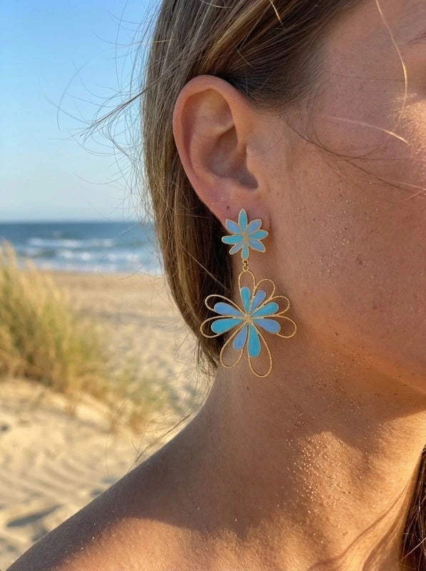 Boucles d’oreilles en acier inoxydable