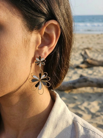 Boucles d’oreilles en acier inoxydable