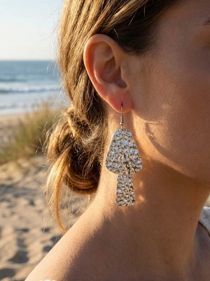Boucles d’oreilles en acier inoxydable