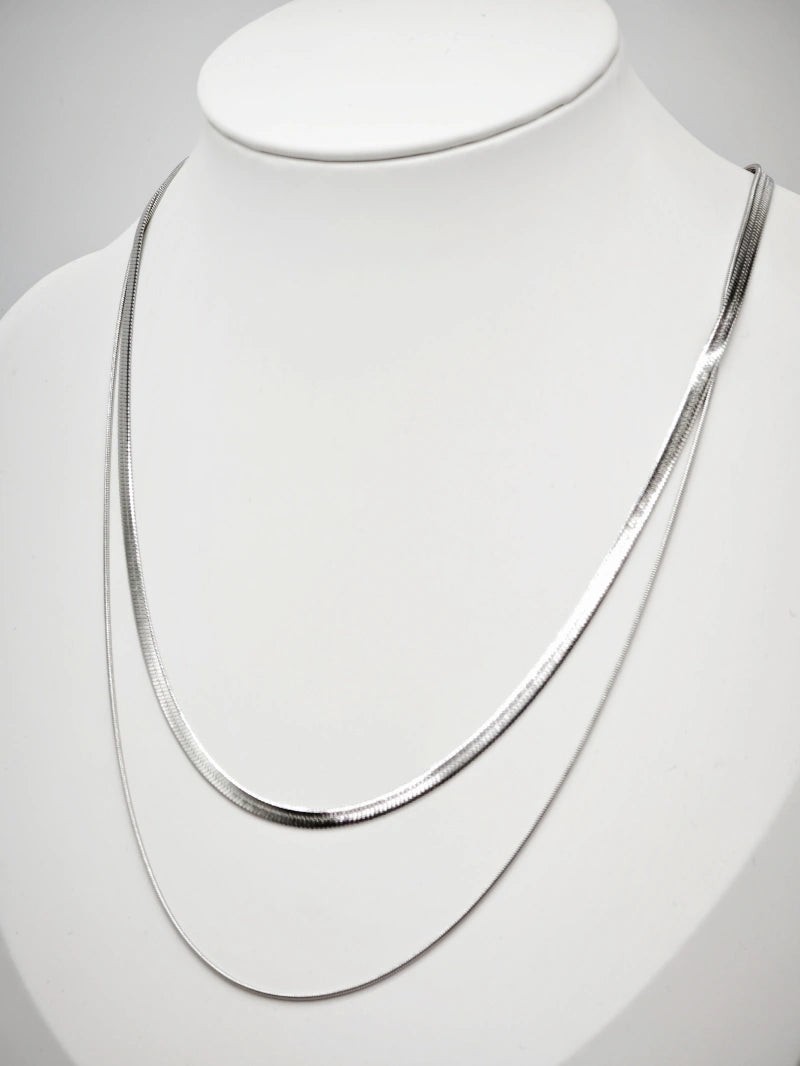 Collier en acier inoxydable - ARGENT