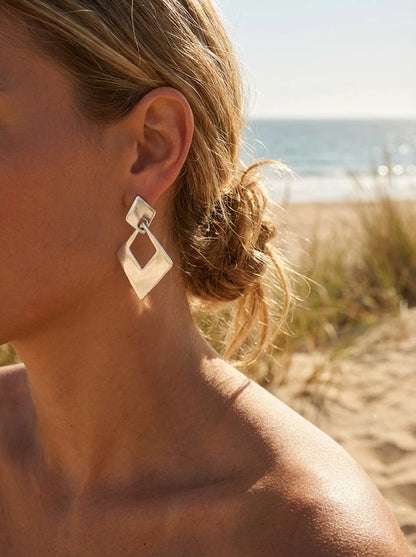 Boucles d’oreilles en acier inoxydable