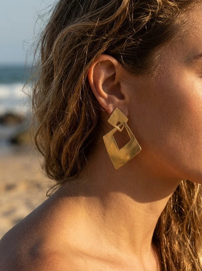 Boucles d’oreilles en acier inoxydable