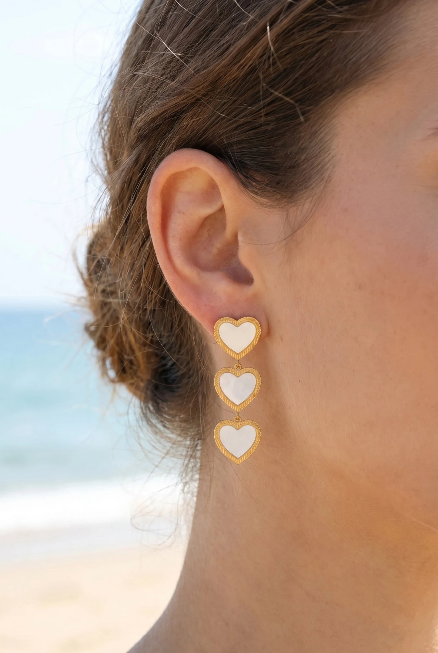 Boucles d’oreilles en acier inoxydable