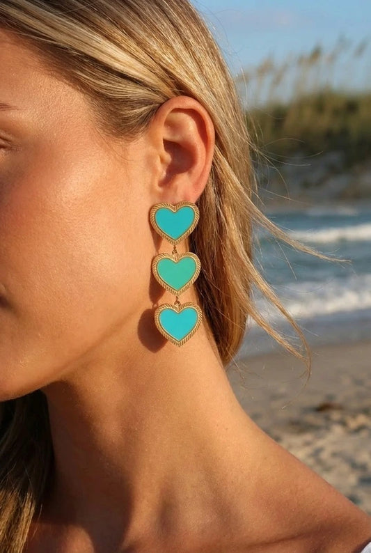 Boucles d’oreilles en acier inoxydable