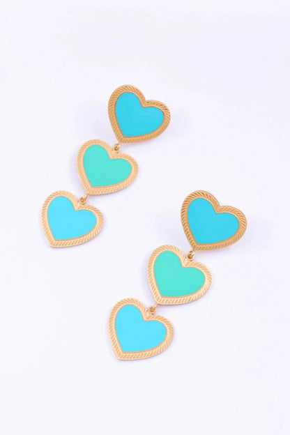 Boucles d’oreilles en acier inoxydable