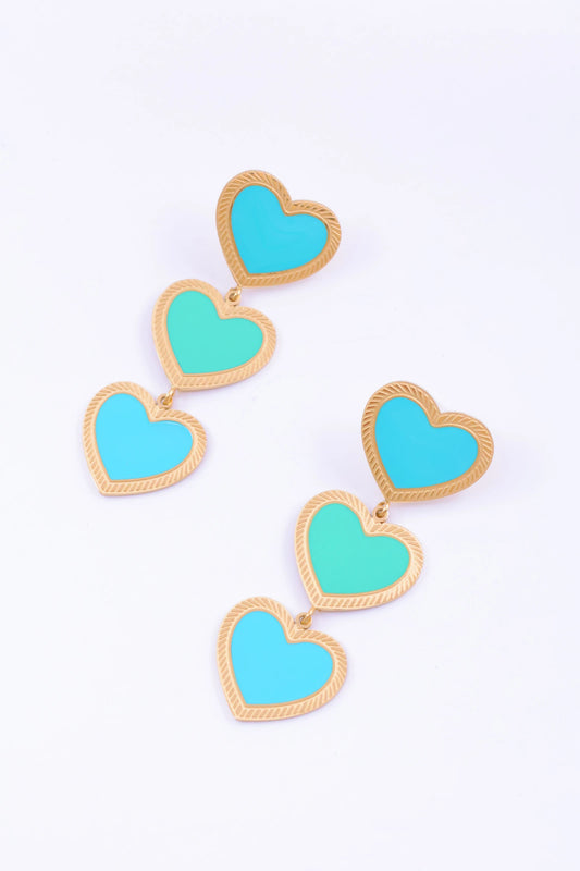 Boucles d’oreilles en acier inoxydable