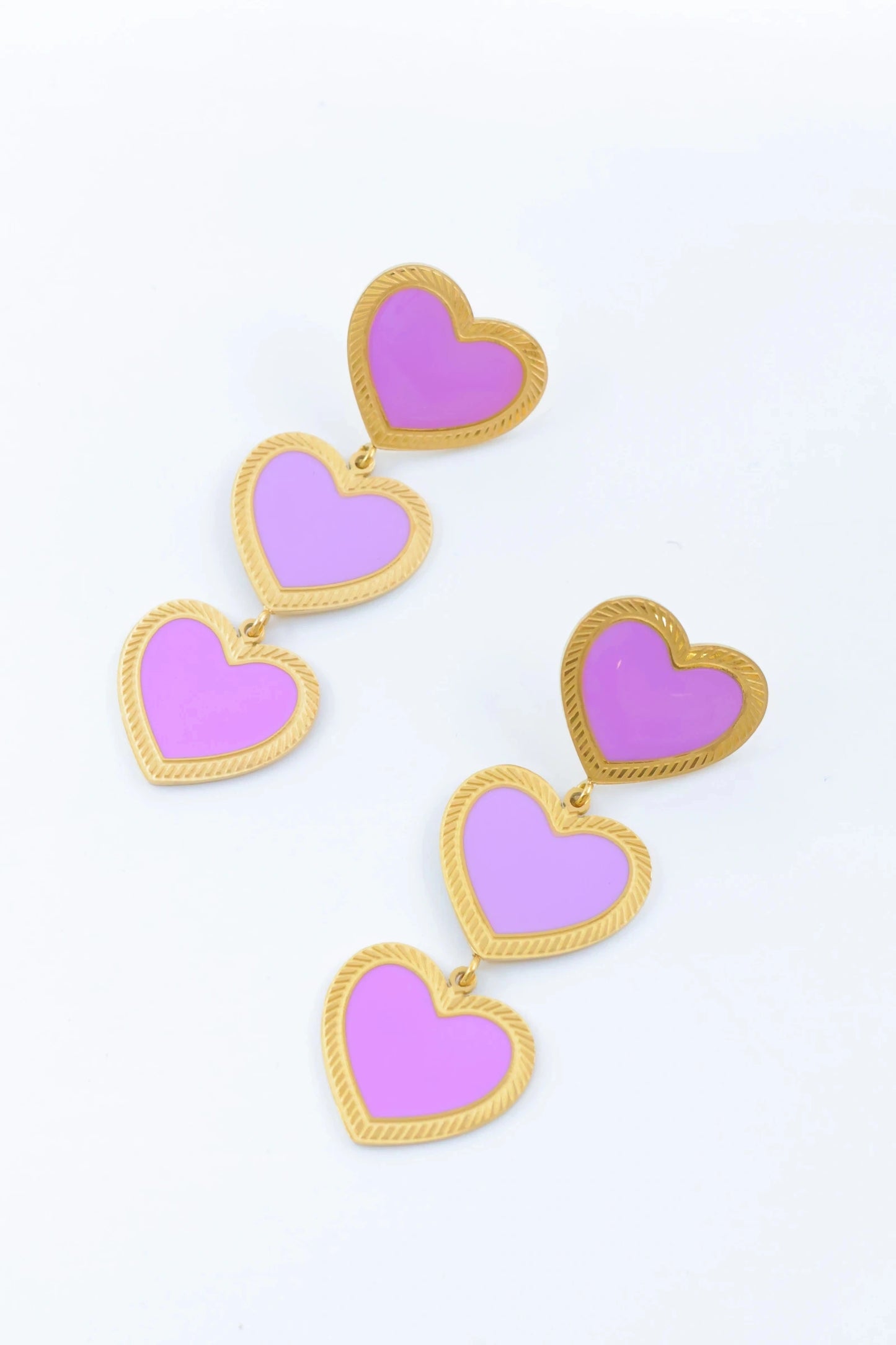 Boucles d’oreilles en acier inoxydable