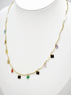 Collier en acier inoxydable - MULTICOLORE