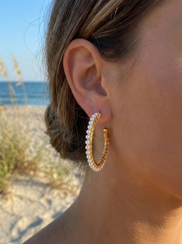 Boucles d’oreilles en acier inoxydable