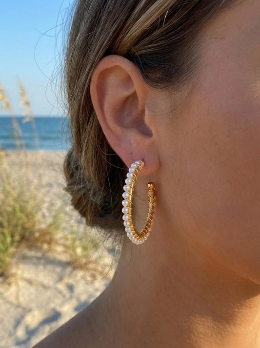 Boucles d’oreilles en acier inoxydable