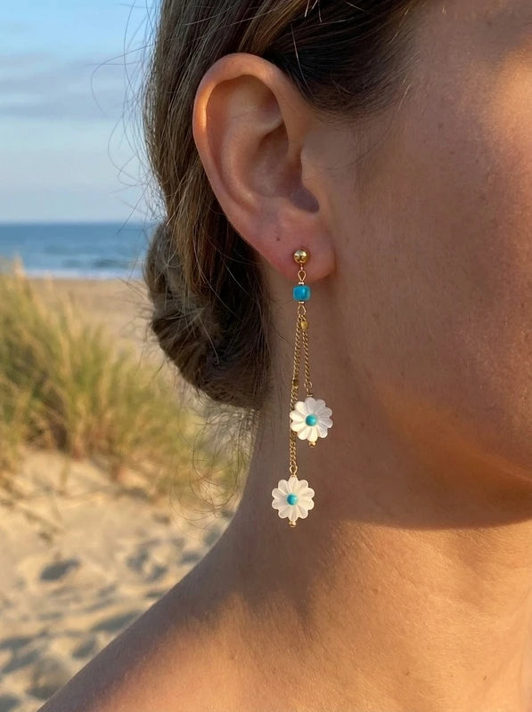 Boucles d’oreilles en acier inoxydable