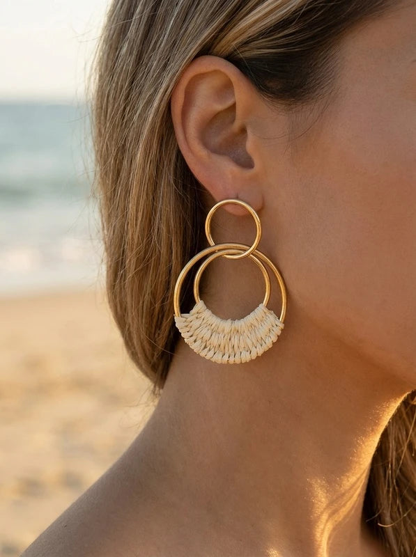 Boucles d’oreilles en acier inoxydable