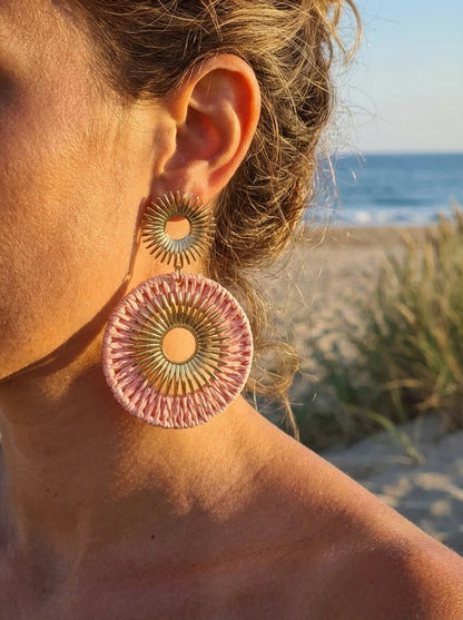 Boucles d’oreilles en acier inoxydable