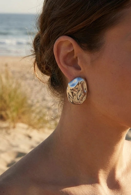 Boucles d’oreilles en acier inoxydable