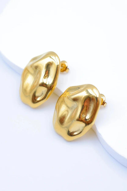 Boucles d’oreilles en acier inoxydable