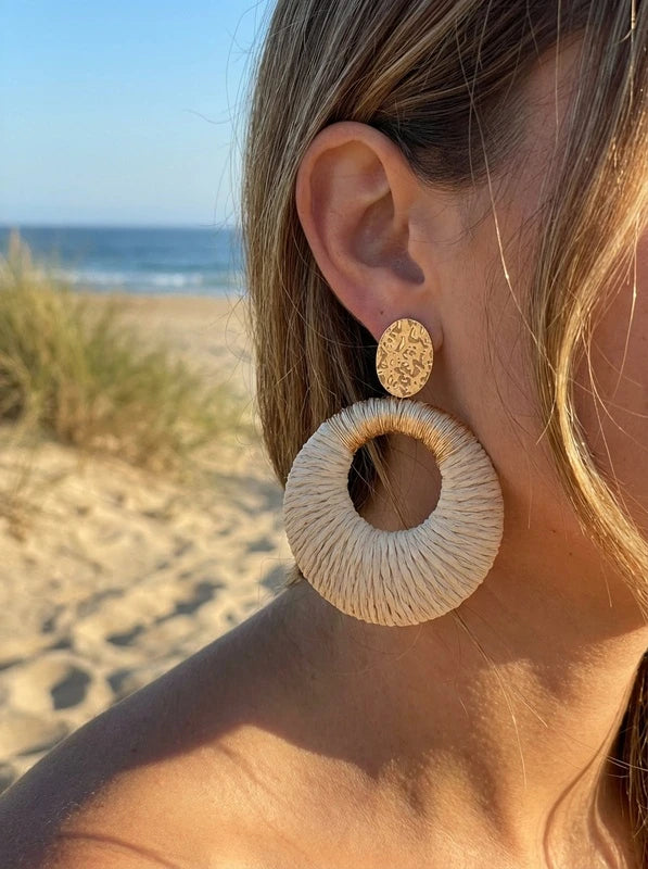 Boucles d’oreilles en acier inoxydable