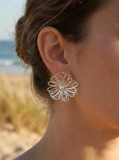 Boucles d’oreilles en acier inoxydable