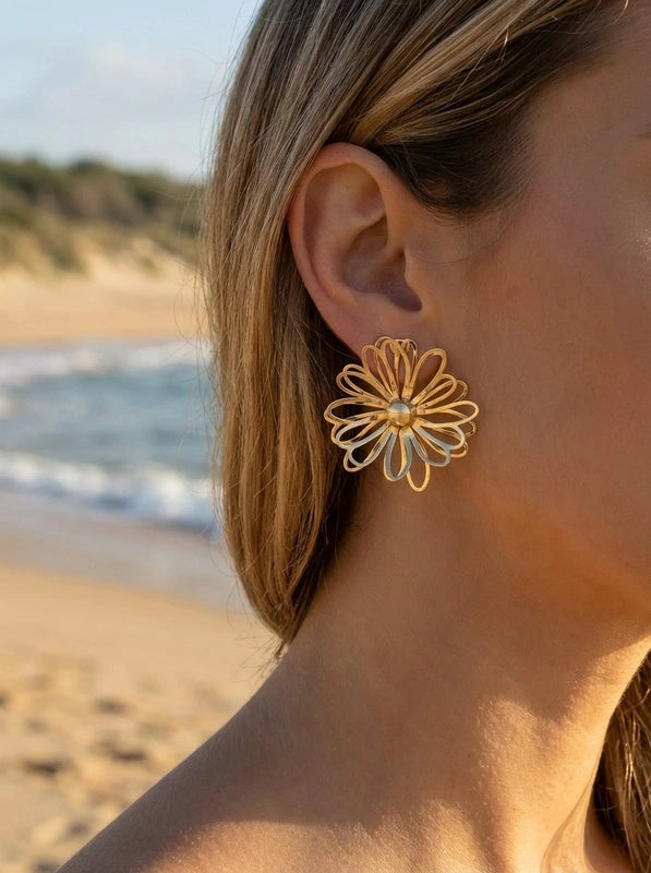 Boucles d’oreilles en acier inoxydable