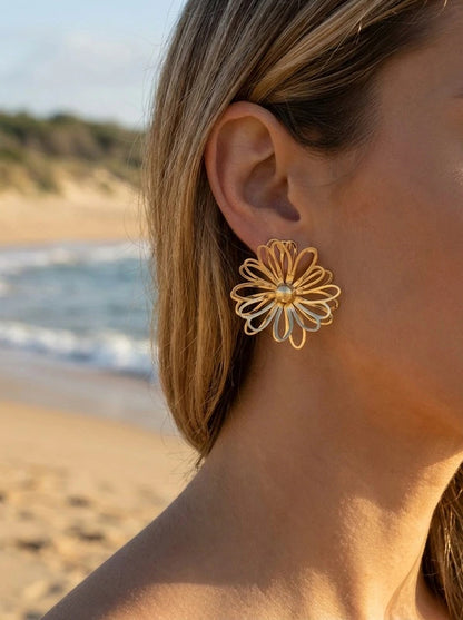 Boucles d’oreilles en acier inoxydable