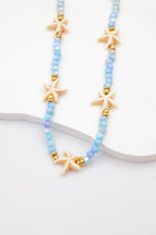 Collier avec motifs étoile de mer - BLEU