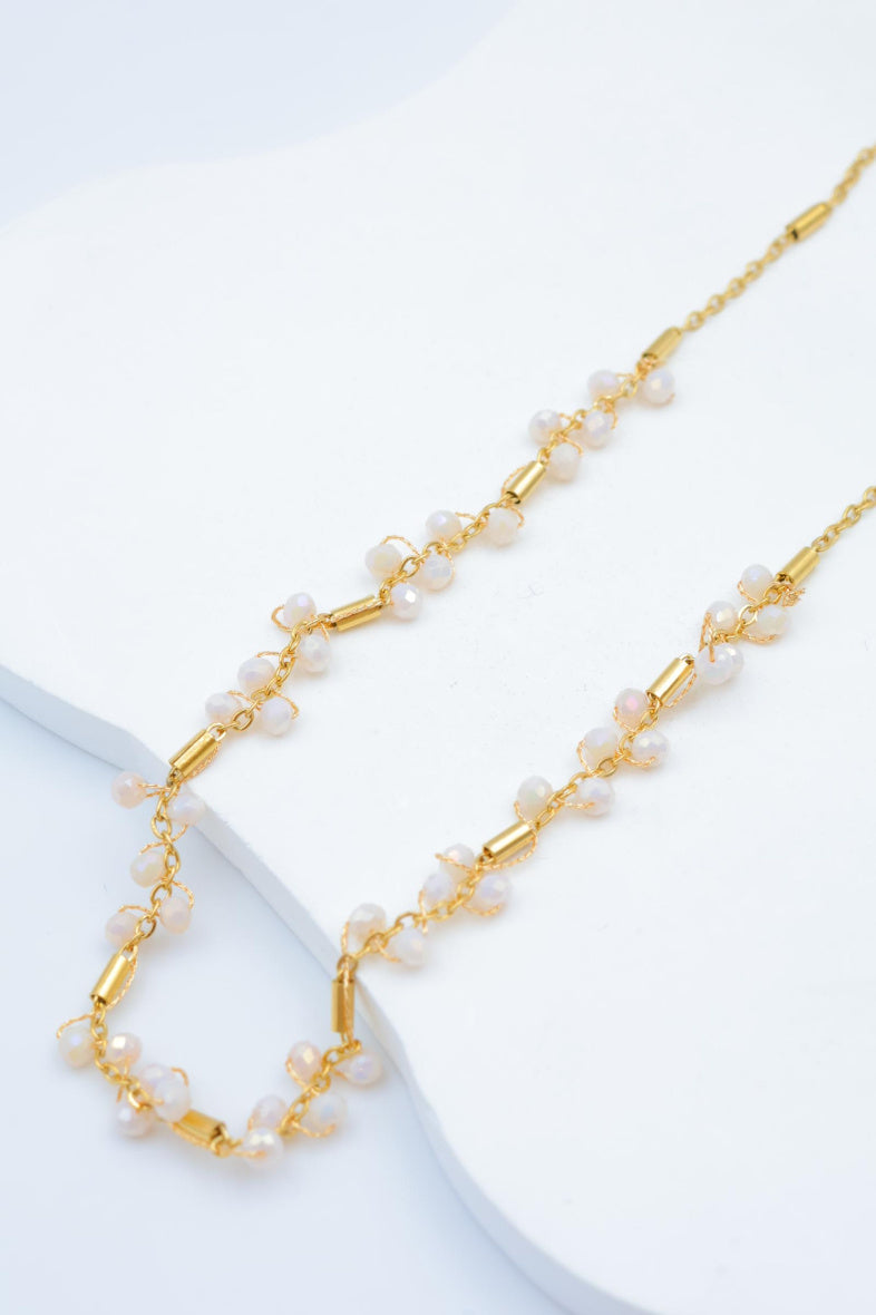 Collier en acier inoxydable - BLANC