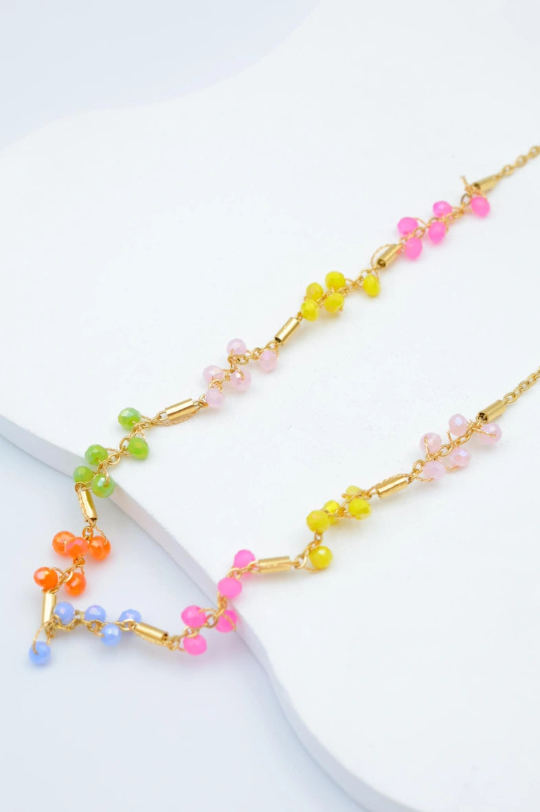 Collier en acier inoxydable - MULTICOLORE