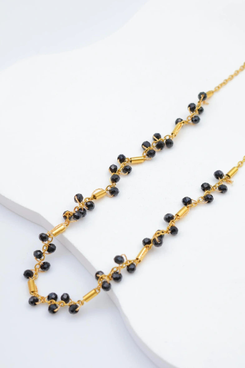Collier en acier inoxydable - NOIR