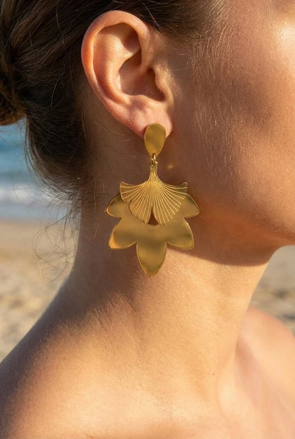 Boucles d’oreilles en acier inoxydable
