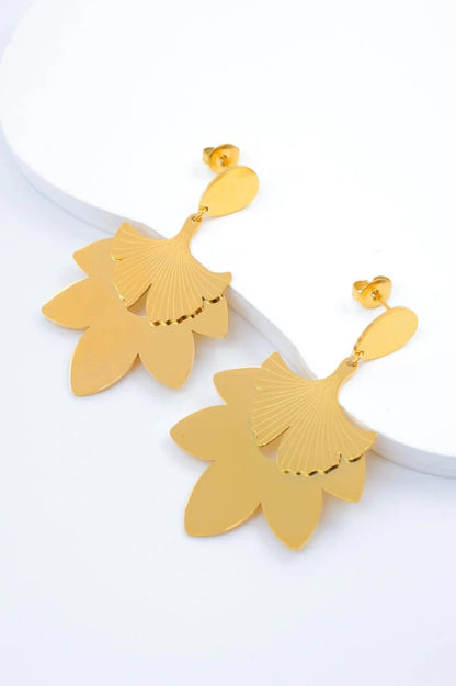 Boucles d’oreilles en acier inoxydable