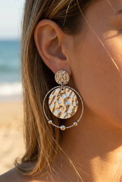 Boucles d’oreilles en acier inoxydable