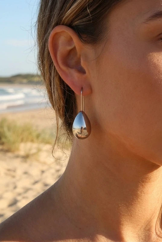 Boucles d’oreilles en acier inoxydable
