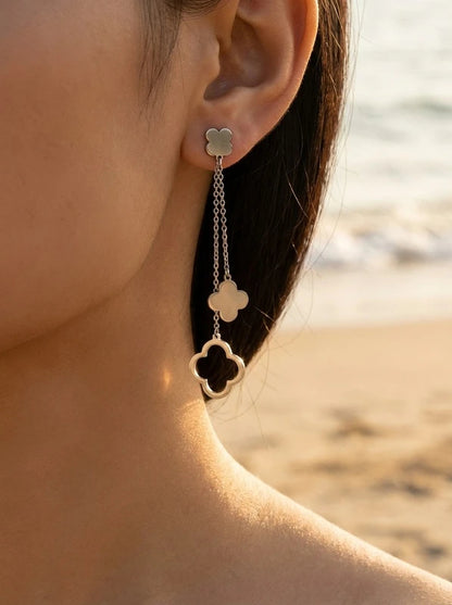 Boucles d’oreilles en acier inoxydable