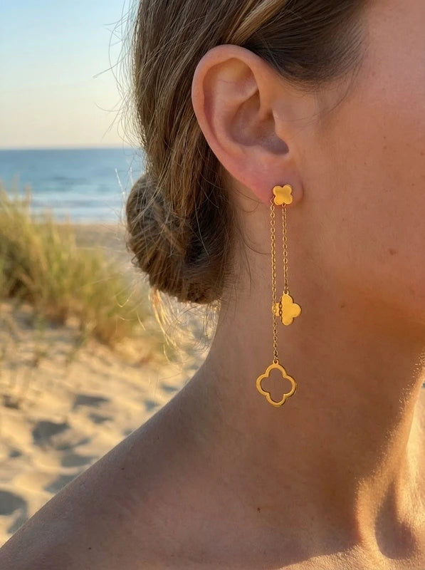Boucles d’oreilles en acier inoxydable