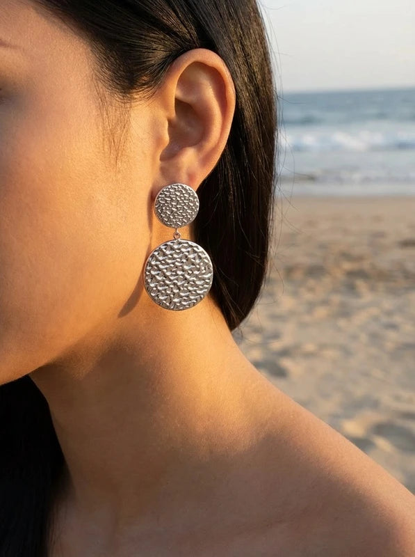 Boucles d’oreilles en acier inoxydable