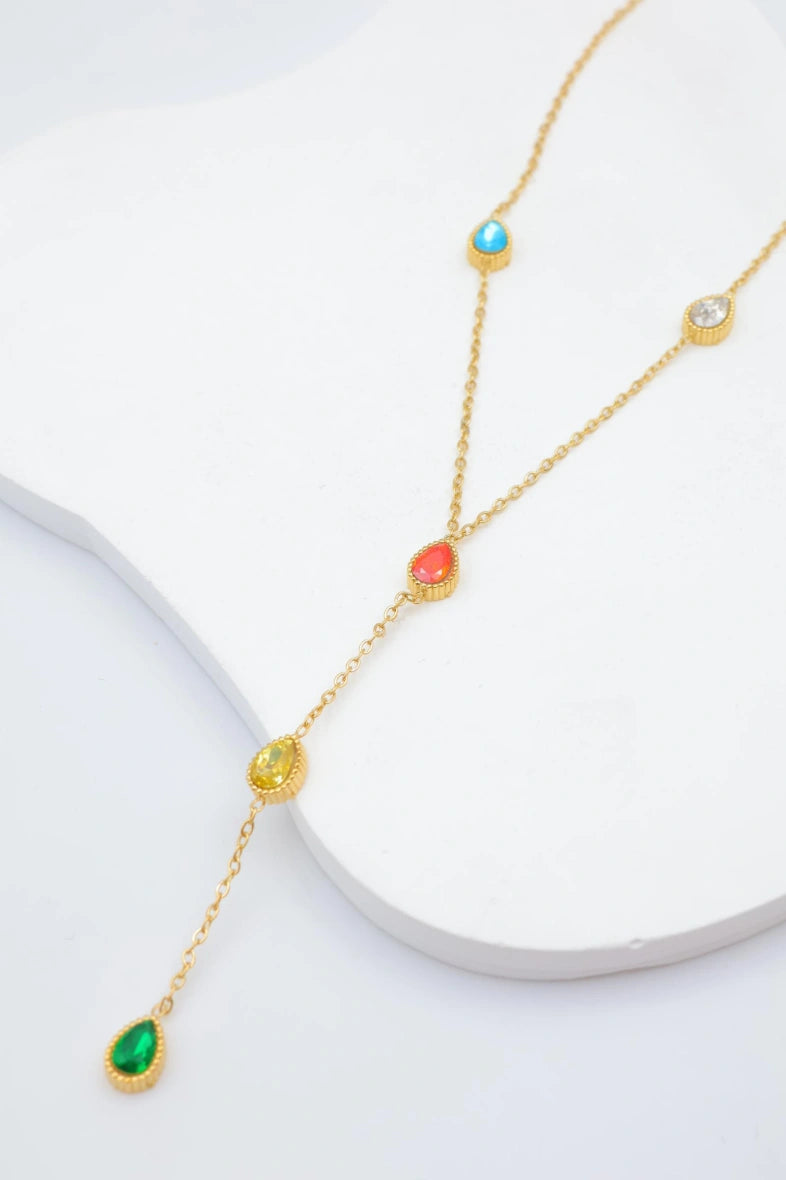Collier en acier inoxydable - MULTICOLORE