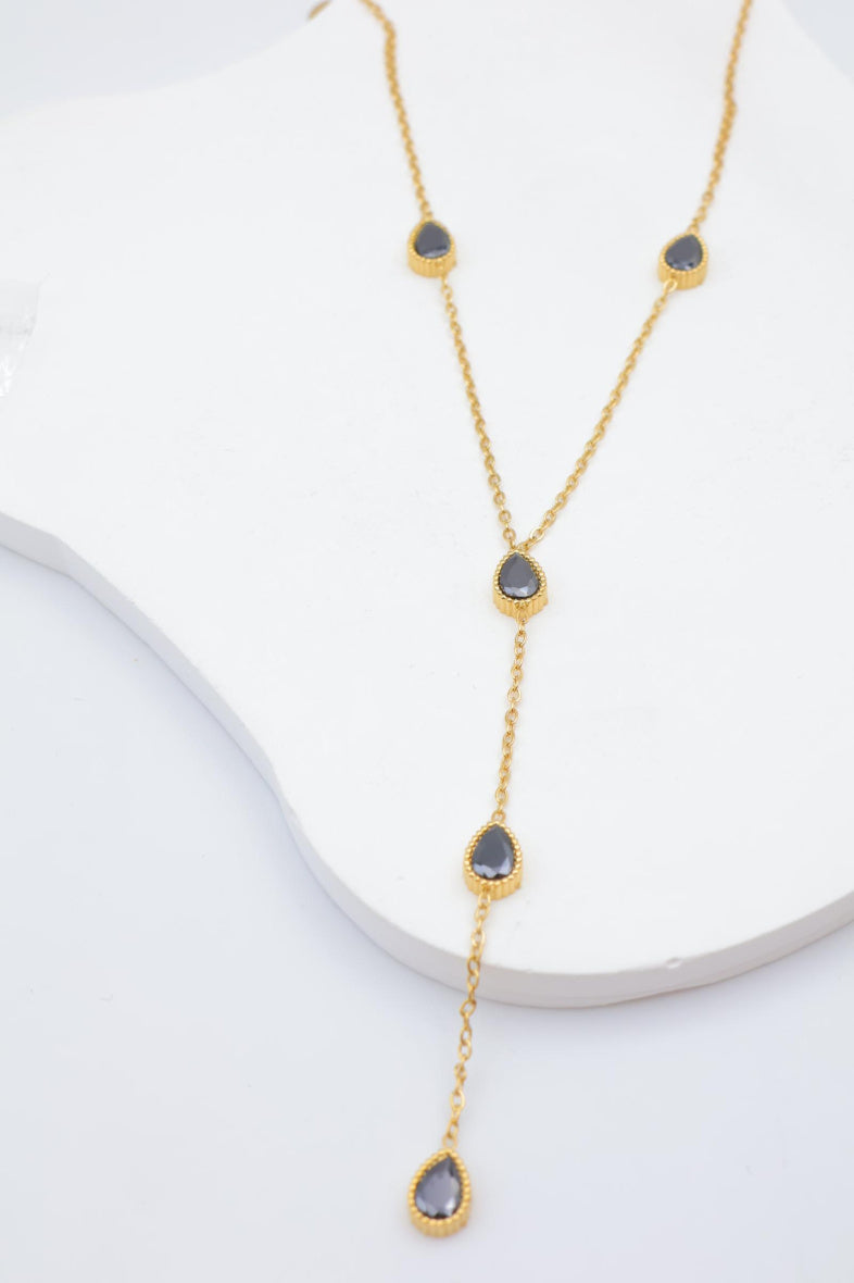 Collier en acier inoxydable - NOIR