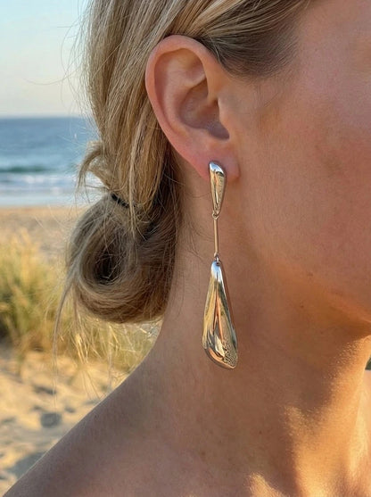 Boucles d’oreilles en acier inoxydable